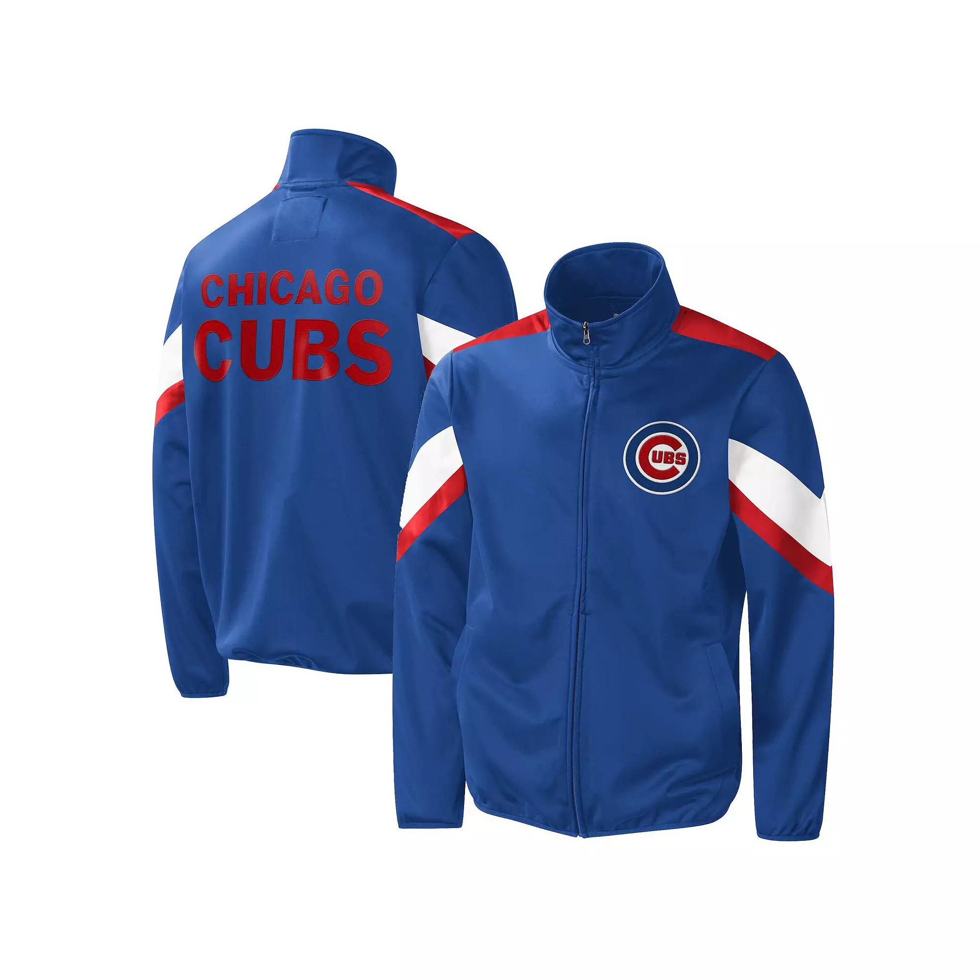 Men's G-III Sports by Carl Banks Navy Atlanta Braves Earned Run Full-Zip Jacket,  Product Image