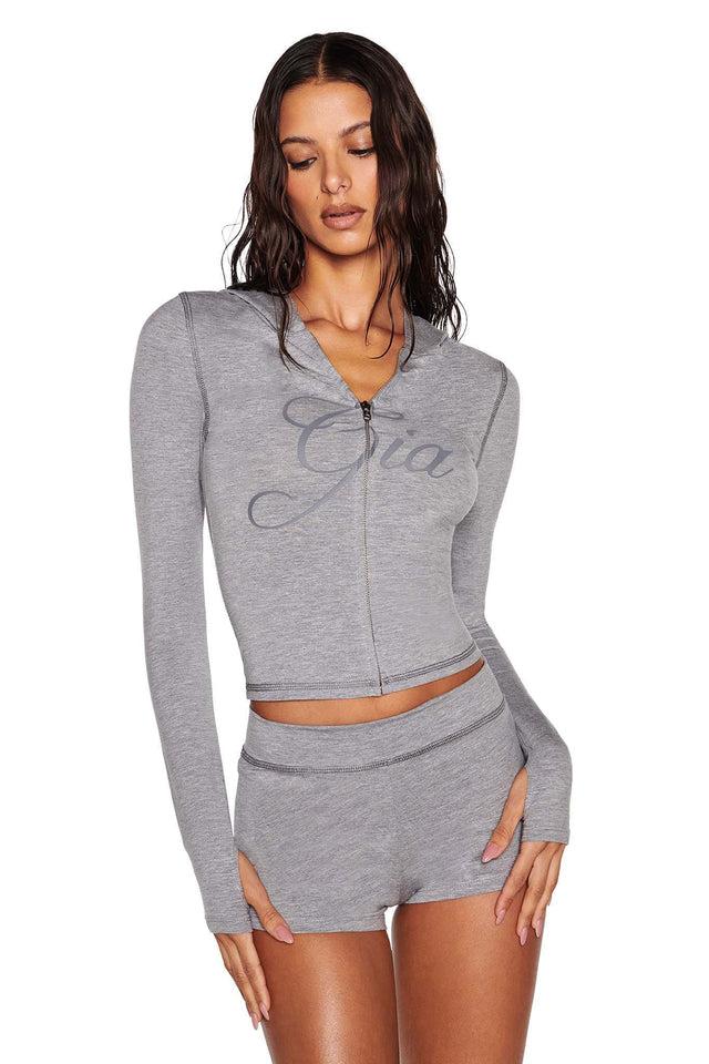 BLARE HOODIE - GREY : HEATHER GREY Product Image