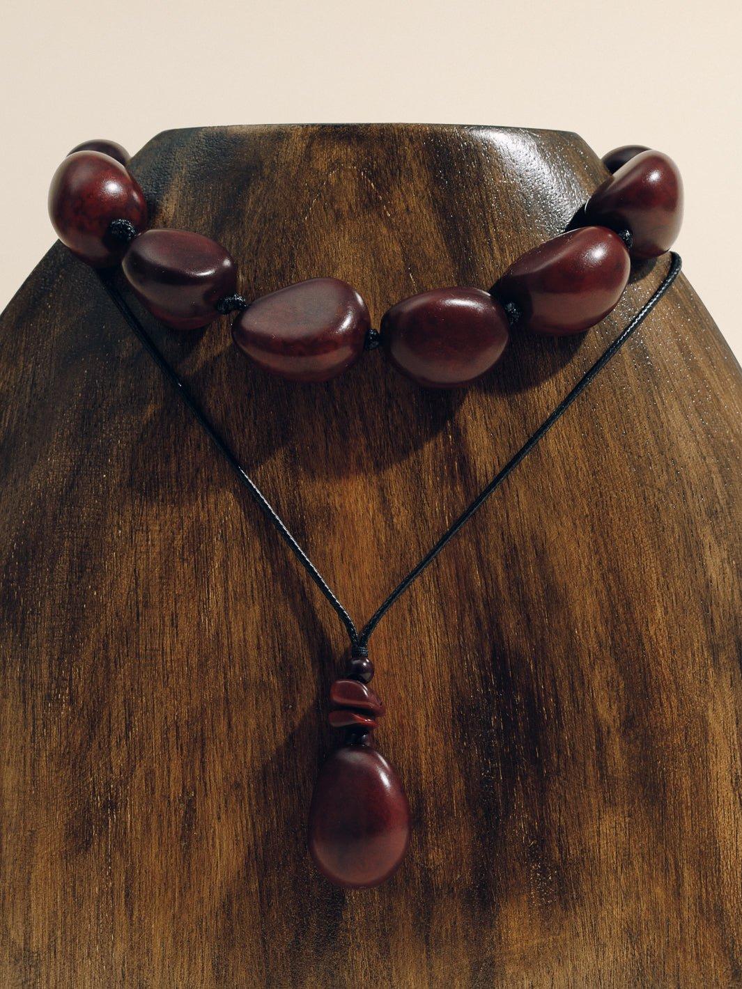 The Tagua Pendant Necklace Product Image