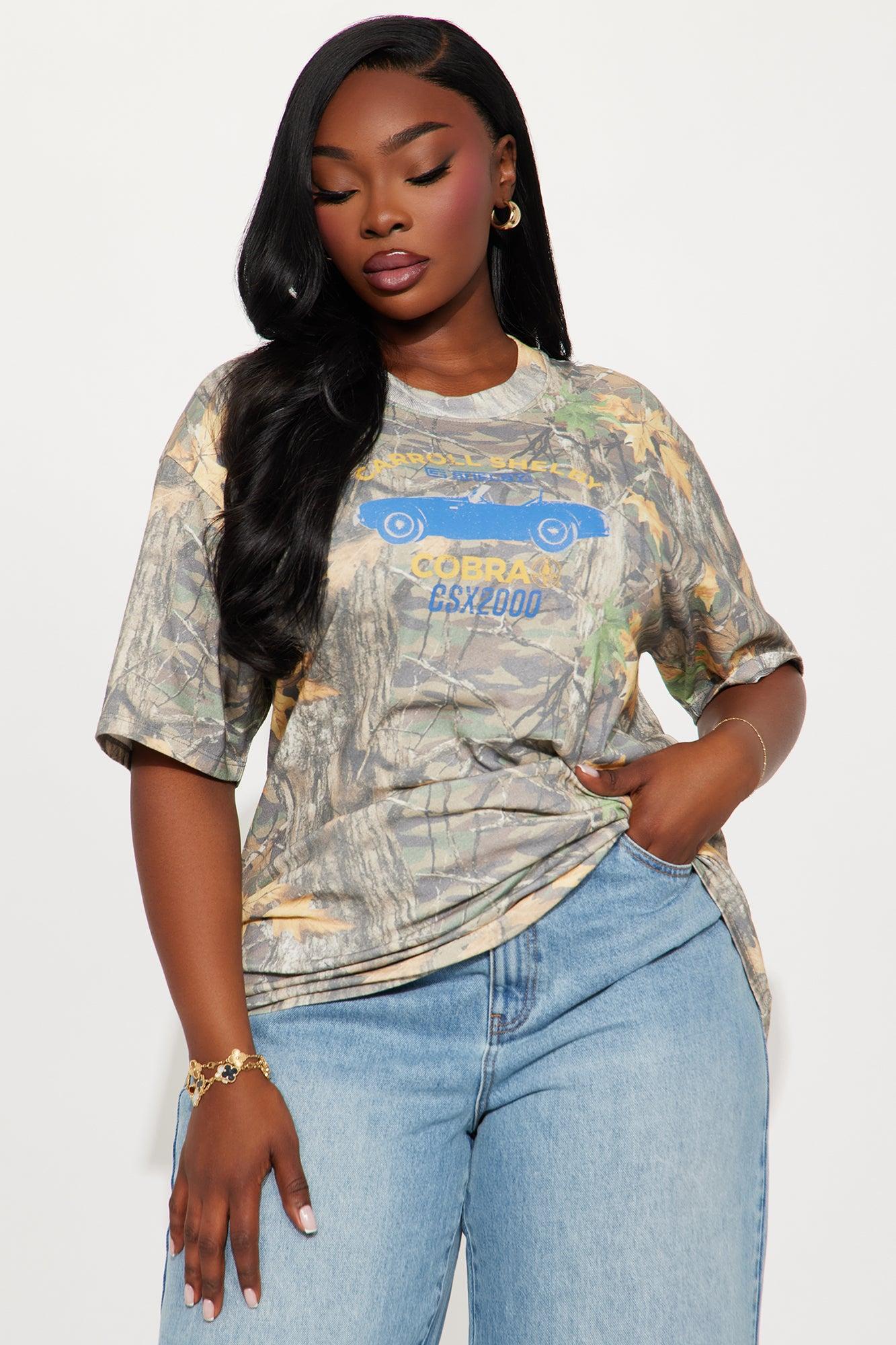 Shelby Cobra Camo Oversized Tee - Camouflage Product Image