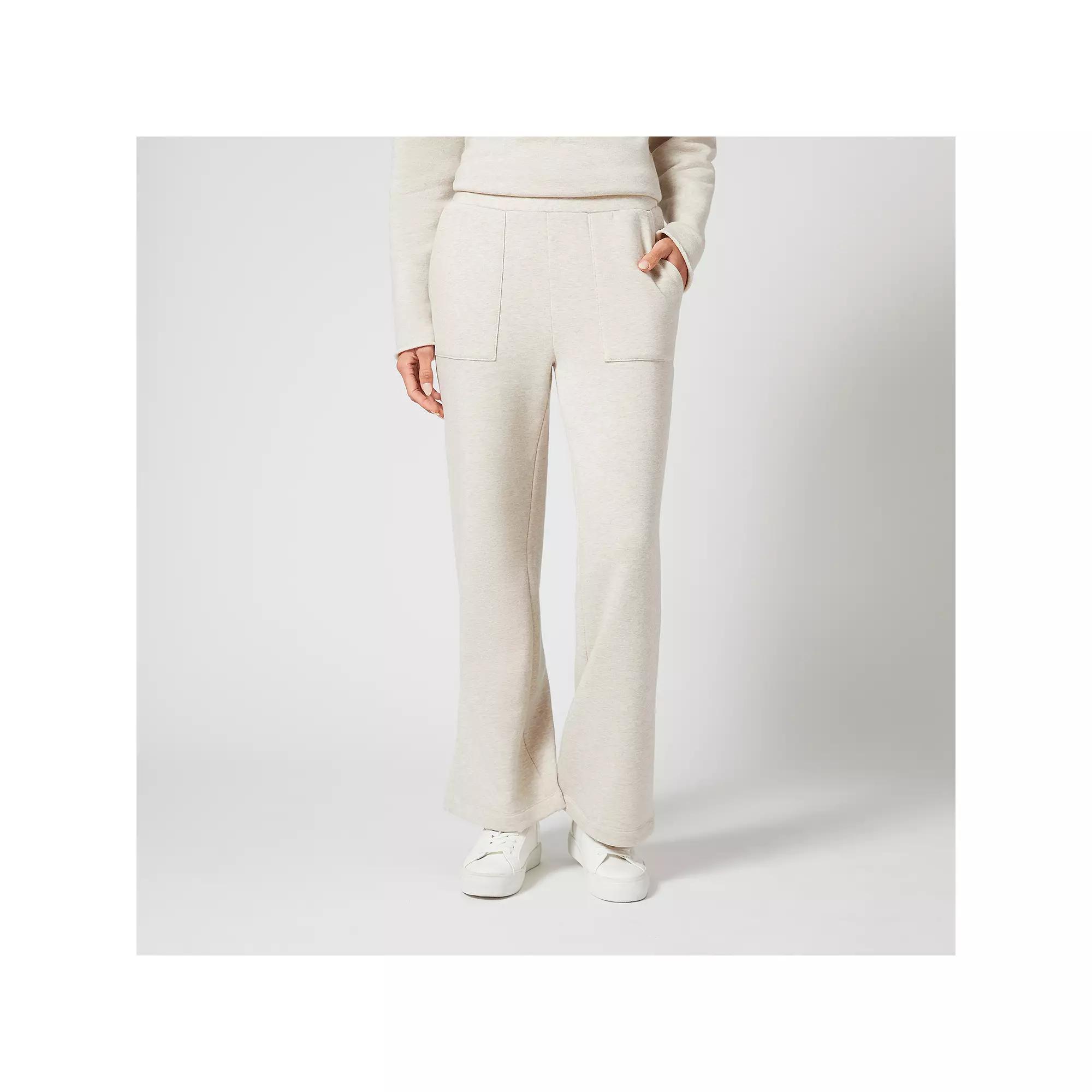 Womens Grey & Gray Relaxed Leg Pull On Pants, Womens Product Image