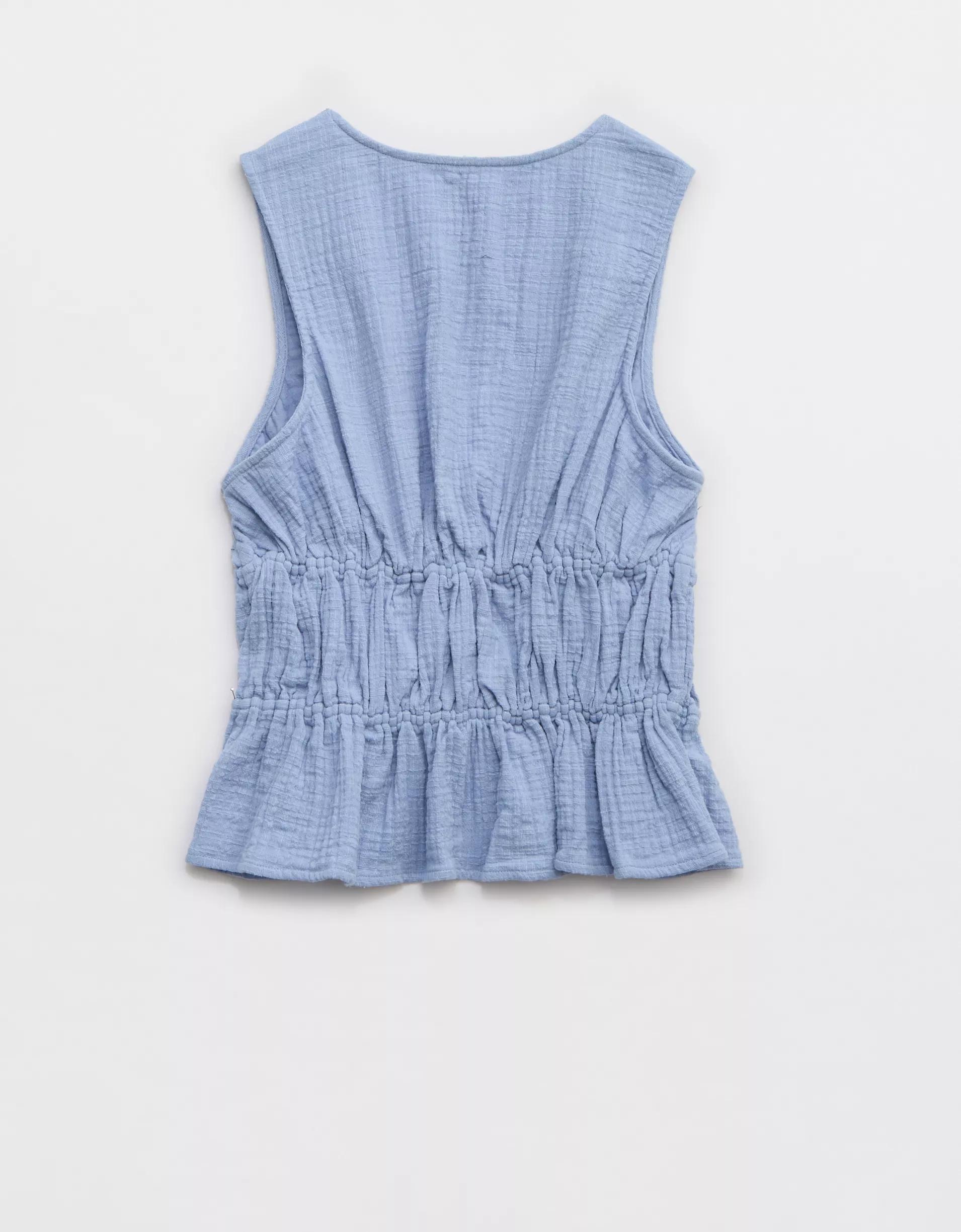 Aerie Tie Front Tank Top Product Image