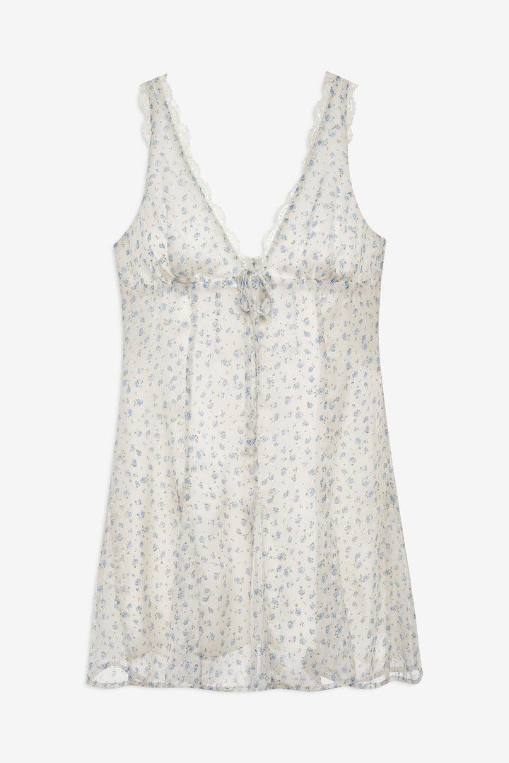 Cape Cod Mini Dress — Blue Product Image