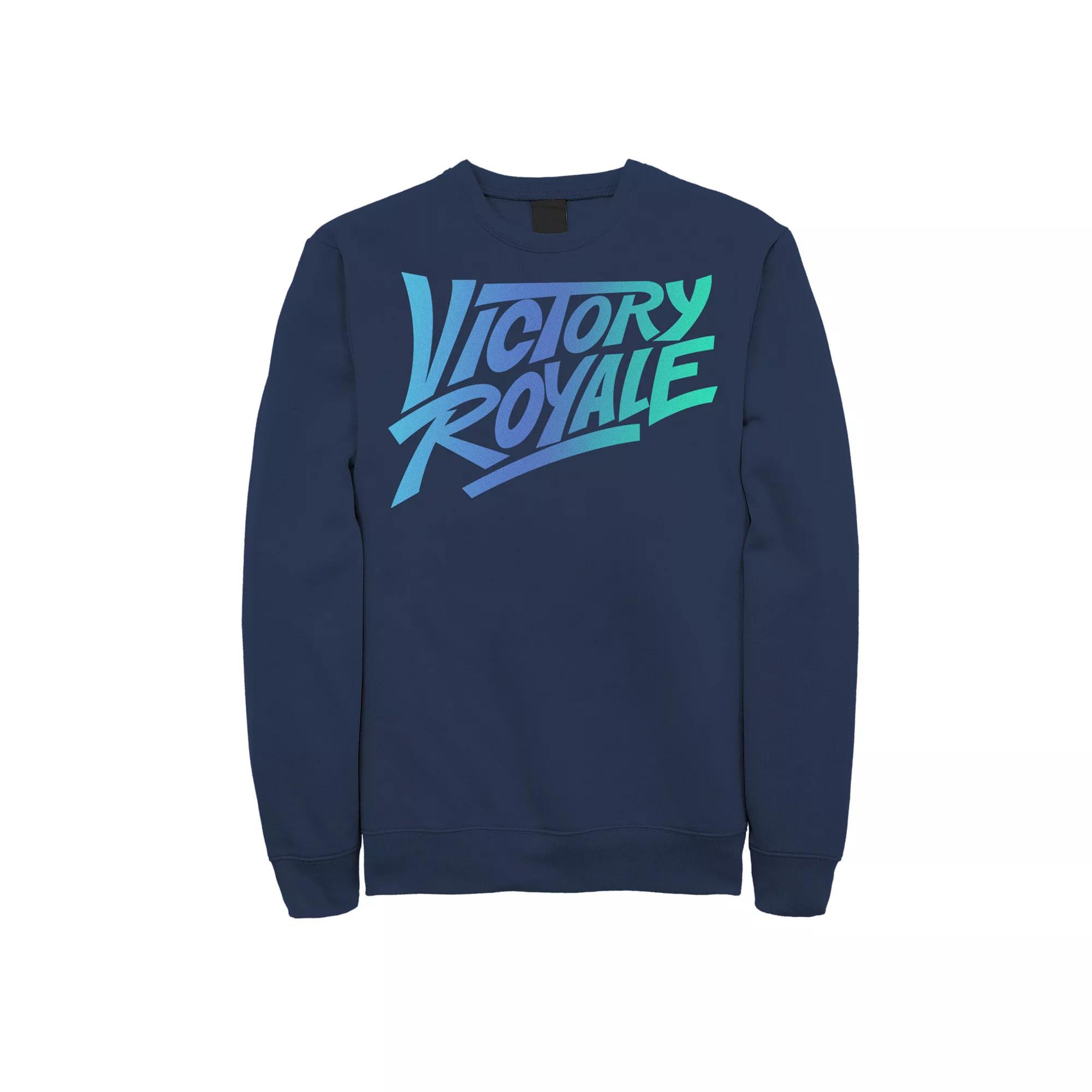 Men's Fortnite Victory Royale Gradient Logo Sweatshirt,  Product Image