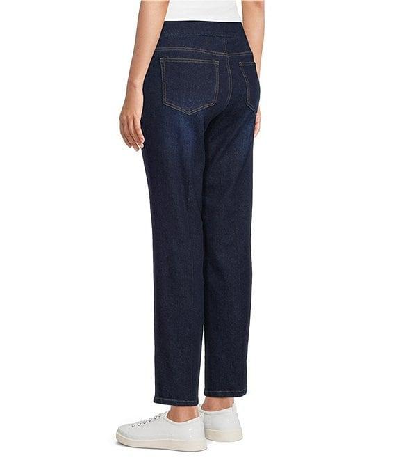 Multiples Stretch Relaxed Pull-On Ankle Jeans Product Image
