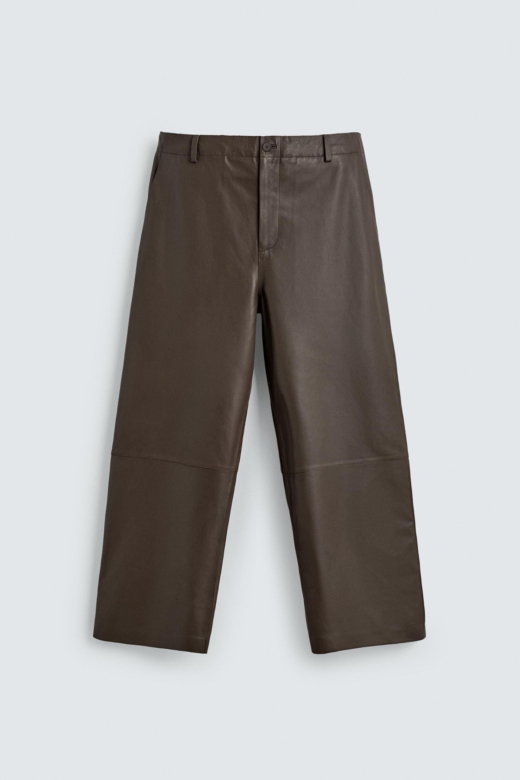 LEATHER BALLOON FIT PANTS Product Image