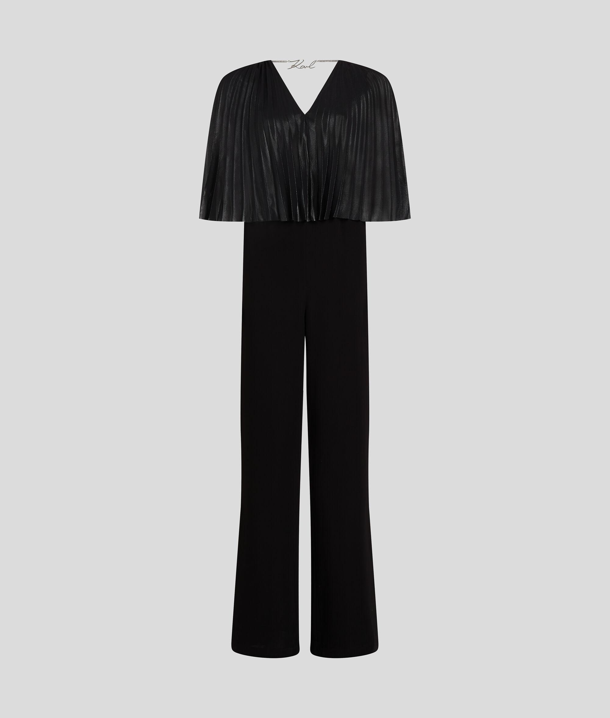 PLEATED CAPE JUMPSUIT Product Image
