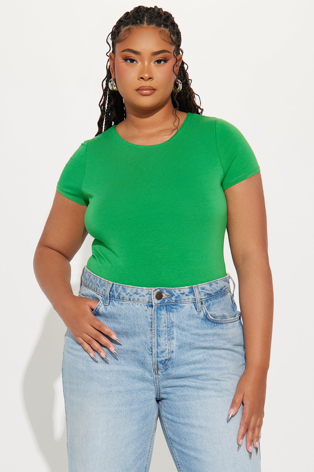 Samara Double Layered Bodysuit - Green Product Image