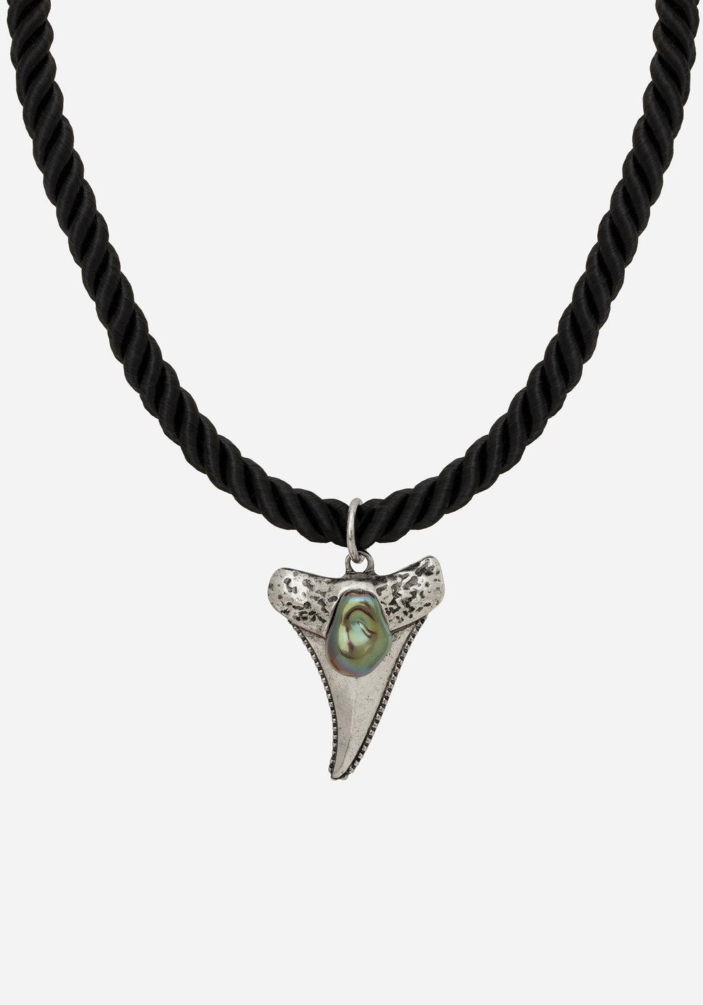Shark Tooth Rope Necklace Product Image