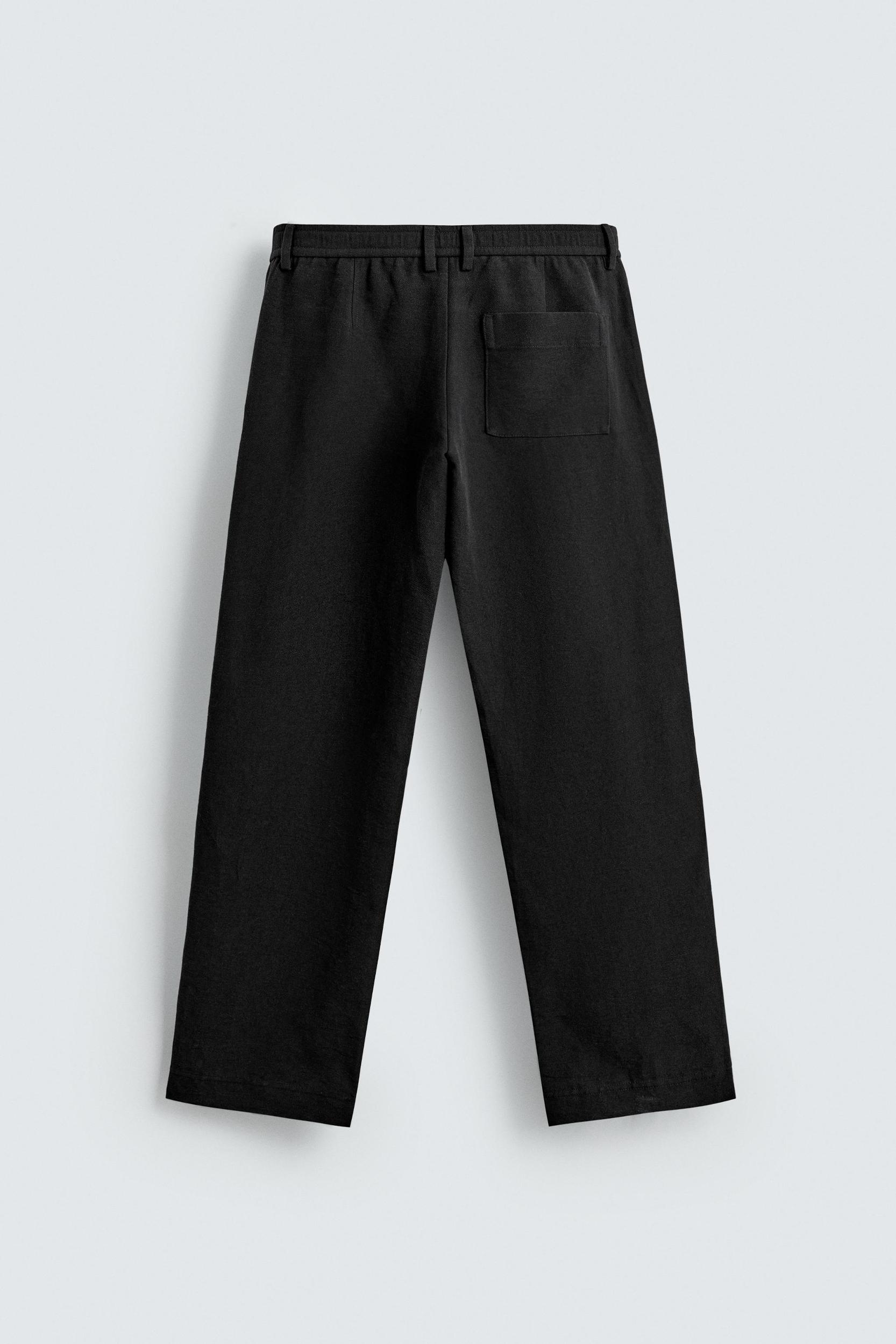 COTTON - LINEN SUIT PANTS Product Image
