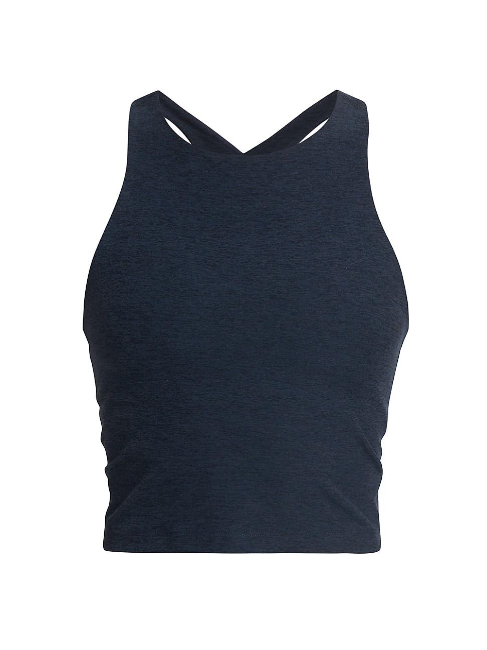 Womens Spacedye Refocus Crop Tank Top Product Image