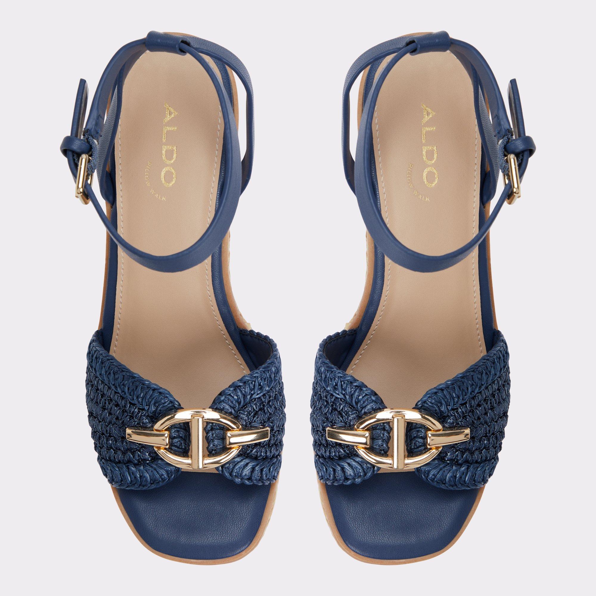 Ybylin Navy Women's Platforms & Wedges | ALDO US Product Image