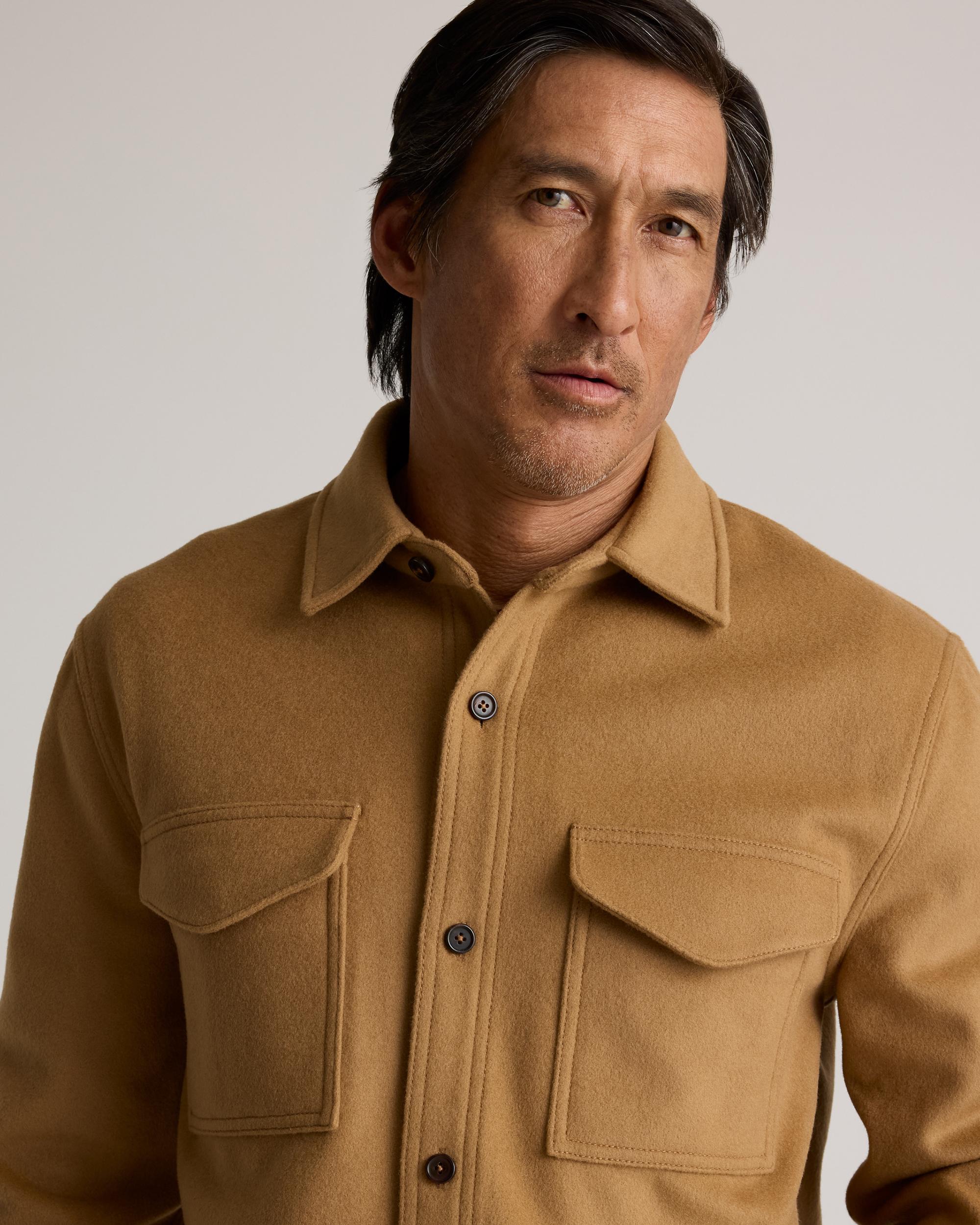 Quince | Men's Italian Wool Overshirt Wool/Nylon Product Image