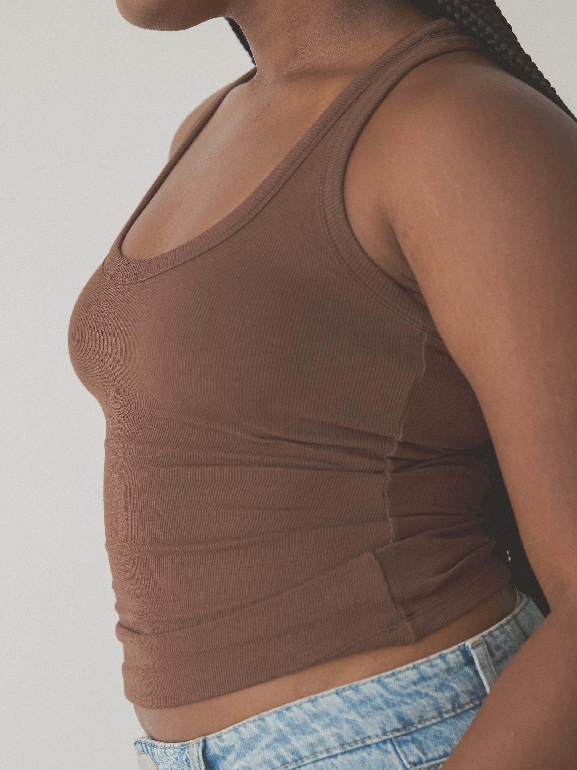 Ribbed Scoop Racerback Brami Product Image