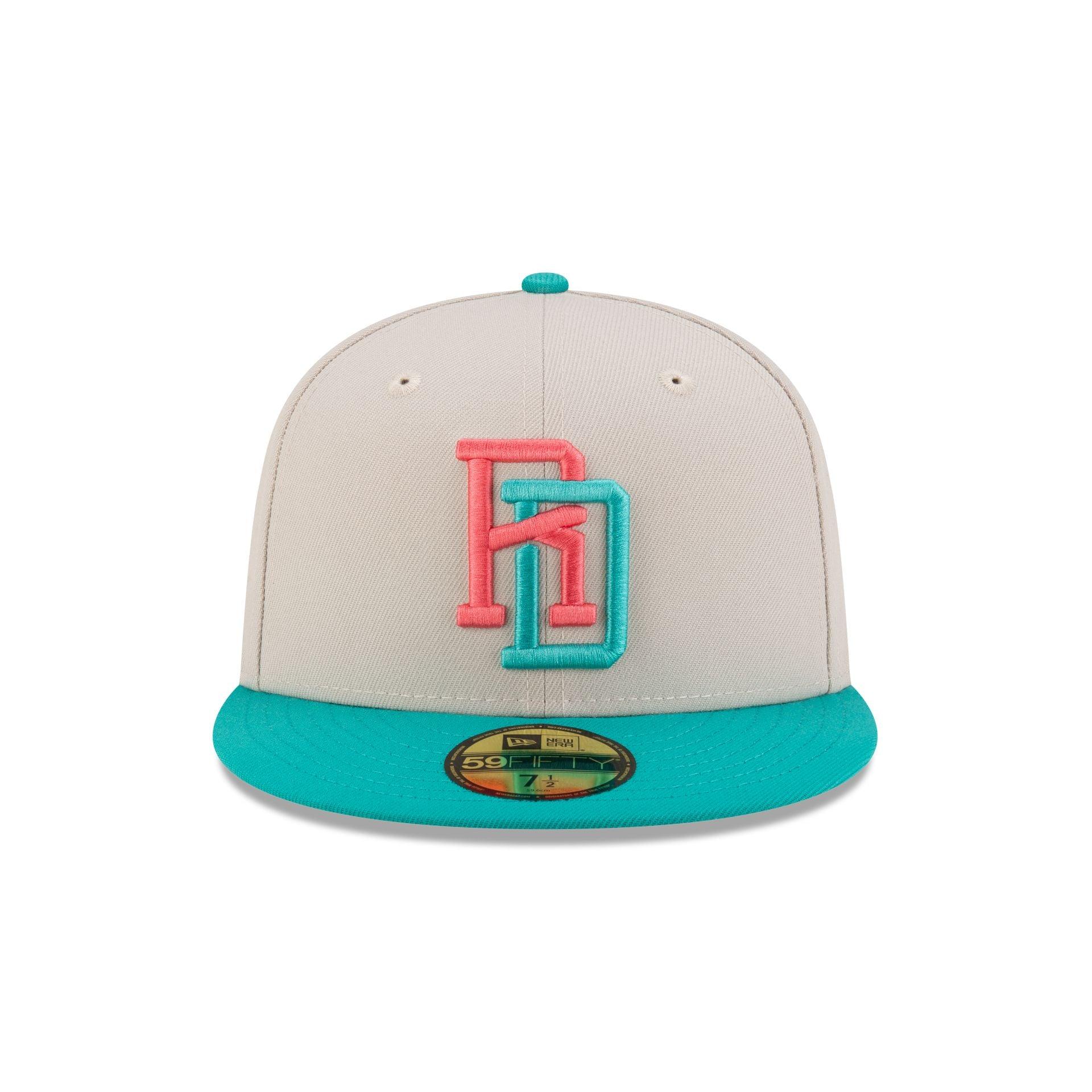 Dominican Republic Teal Script 59FIFTY Fitted Hat Male Product Image