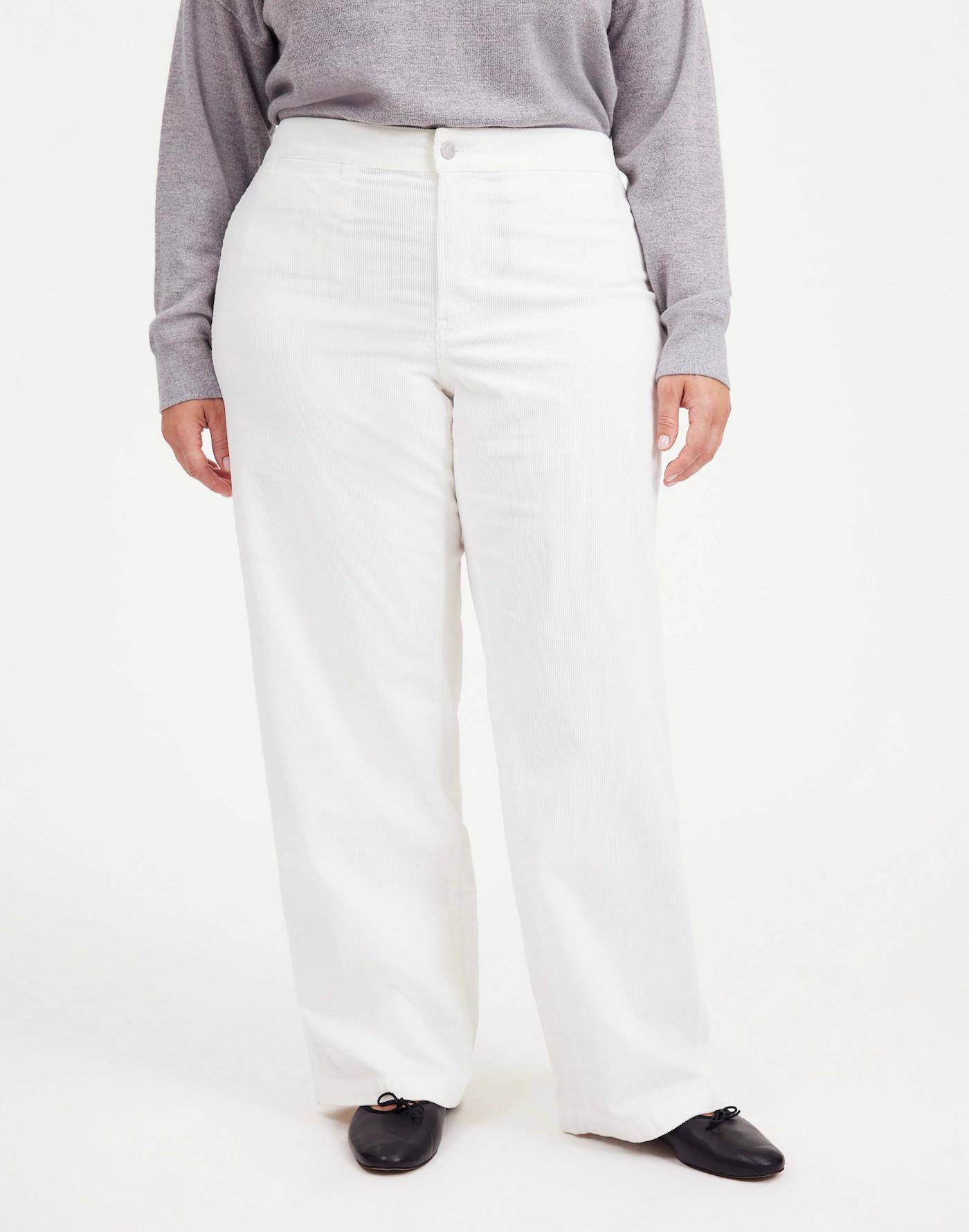 The Plus Emmett Wide-Leg Pant in Corduroy: Welt Pocket Edition Product Image