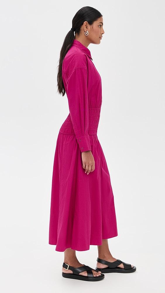 Apiece Apart Sophia Smocked Shirt Dress | Shopbop Product Image