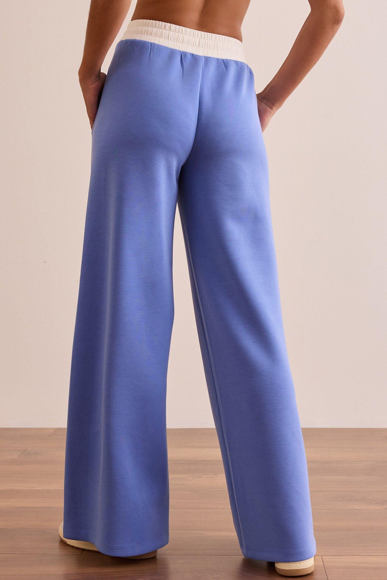 Supersoft Wide Leg Contrast Pants Product Image
