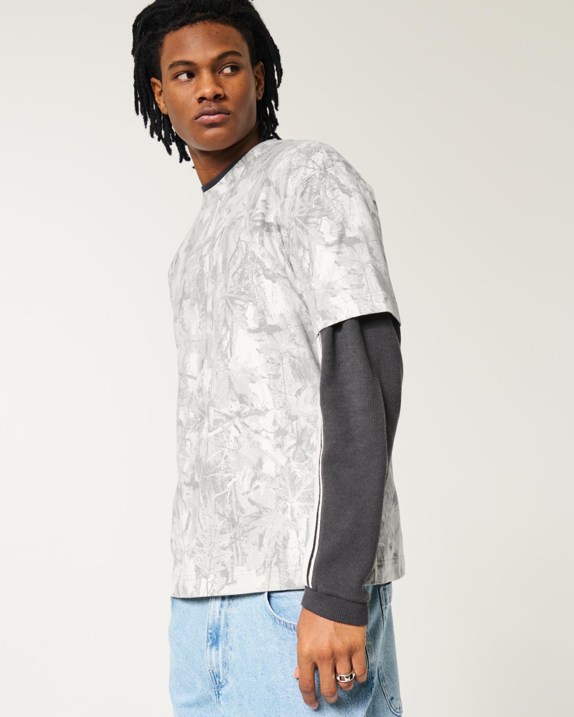 Dalix Mens Lil Smile Heavy Weight Cotton Tee Product Image