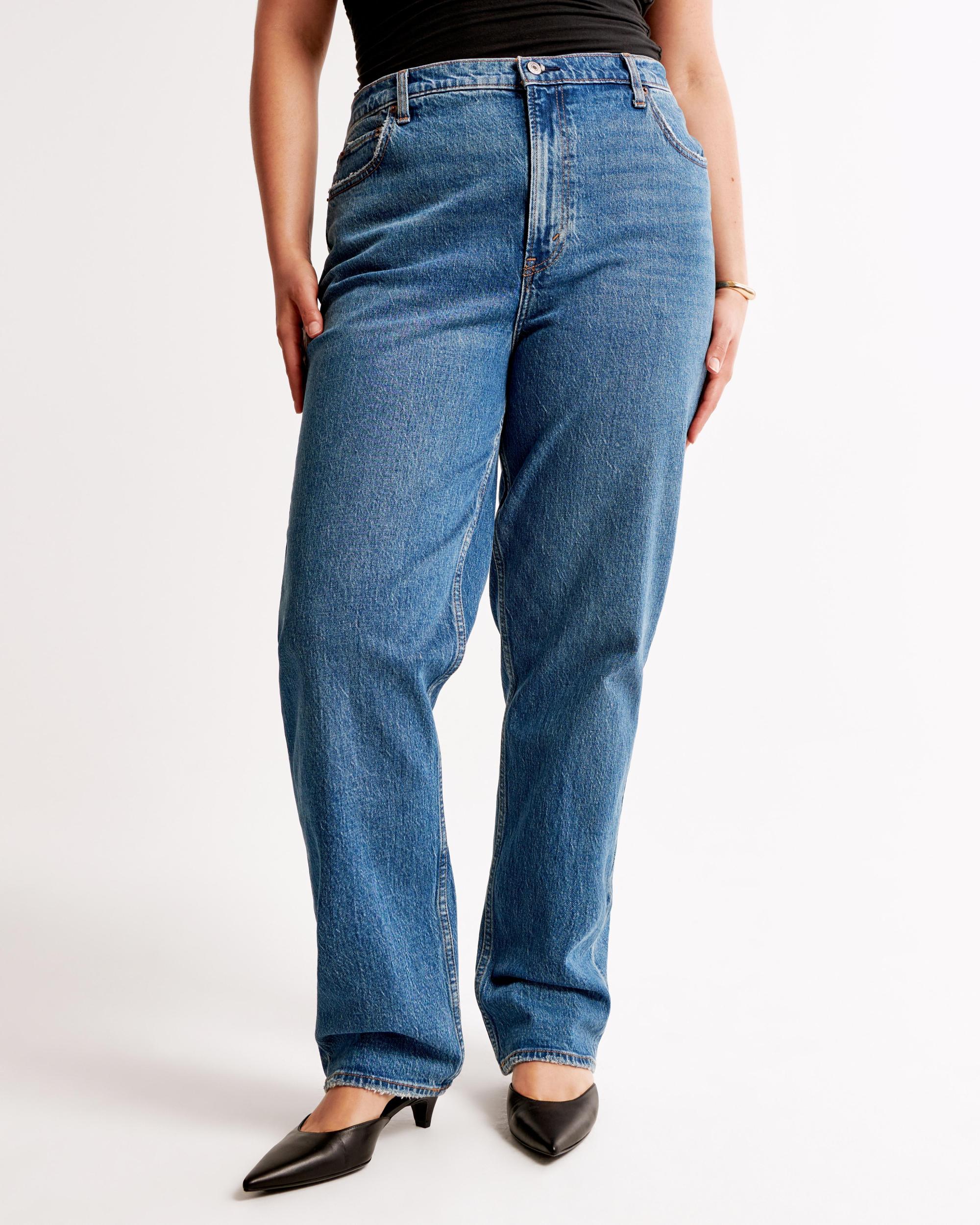 Curve Love Ultra High Rise 90s Straight Jean Product Image