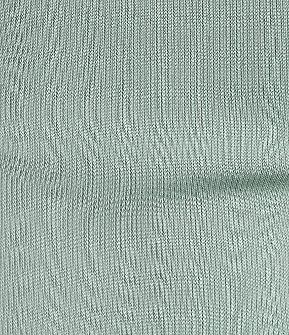 Guess Malia Mock Neck Sleeveless Ribbed Sweater Top Product Image