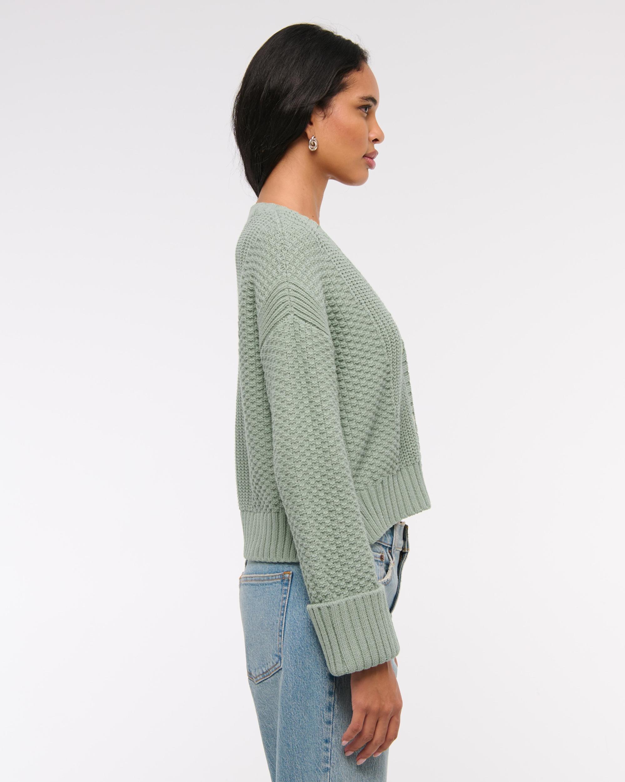 The A&F Cameron Seed Stitch Cardigan Product Image