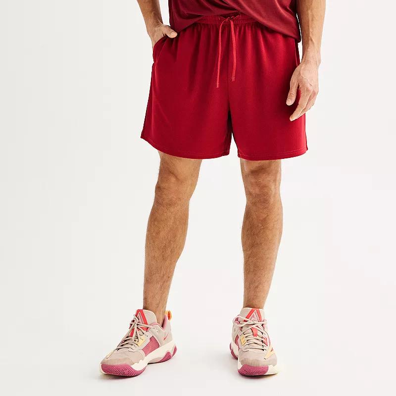 Men's Tek Gear® Above-The-Knee Mesh Shorts,  Product Image