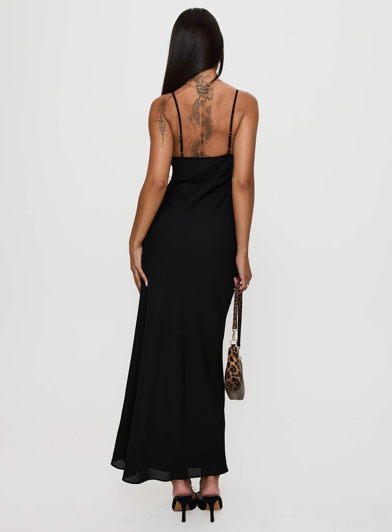 Artea Maxi Dress Black Product Image