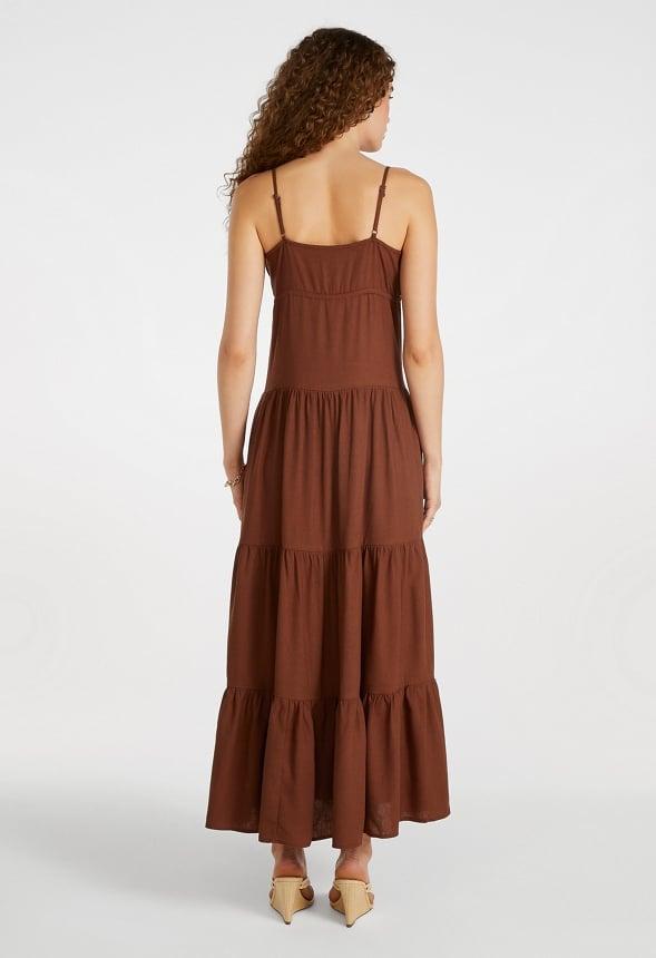 Strappy Tiered Maxi Dress Product Image
