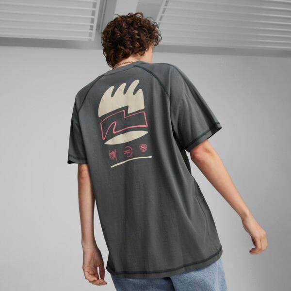 PUMA DOWNTOWN RE:COLLECTION Men's T-Shirt in Mineral Grey Product Image