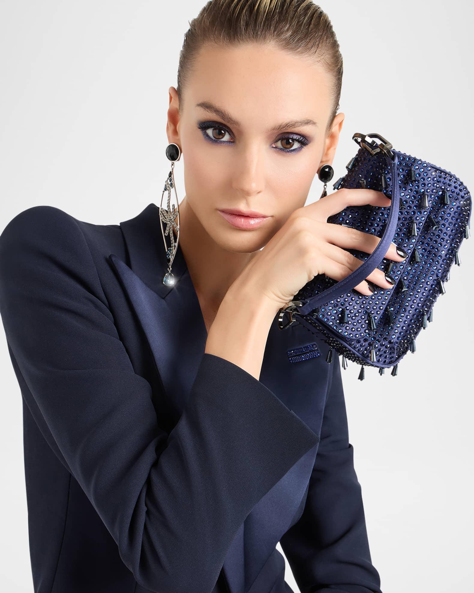 La Prima Small Beaded Top-Handle Bag Product Image