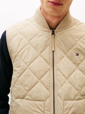 Water-Repellent Insulated Quilted Vest Product Image