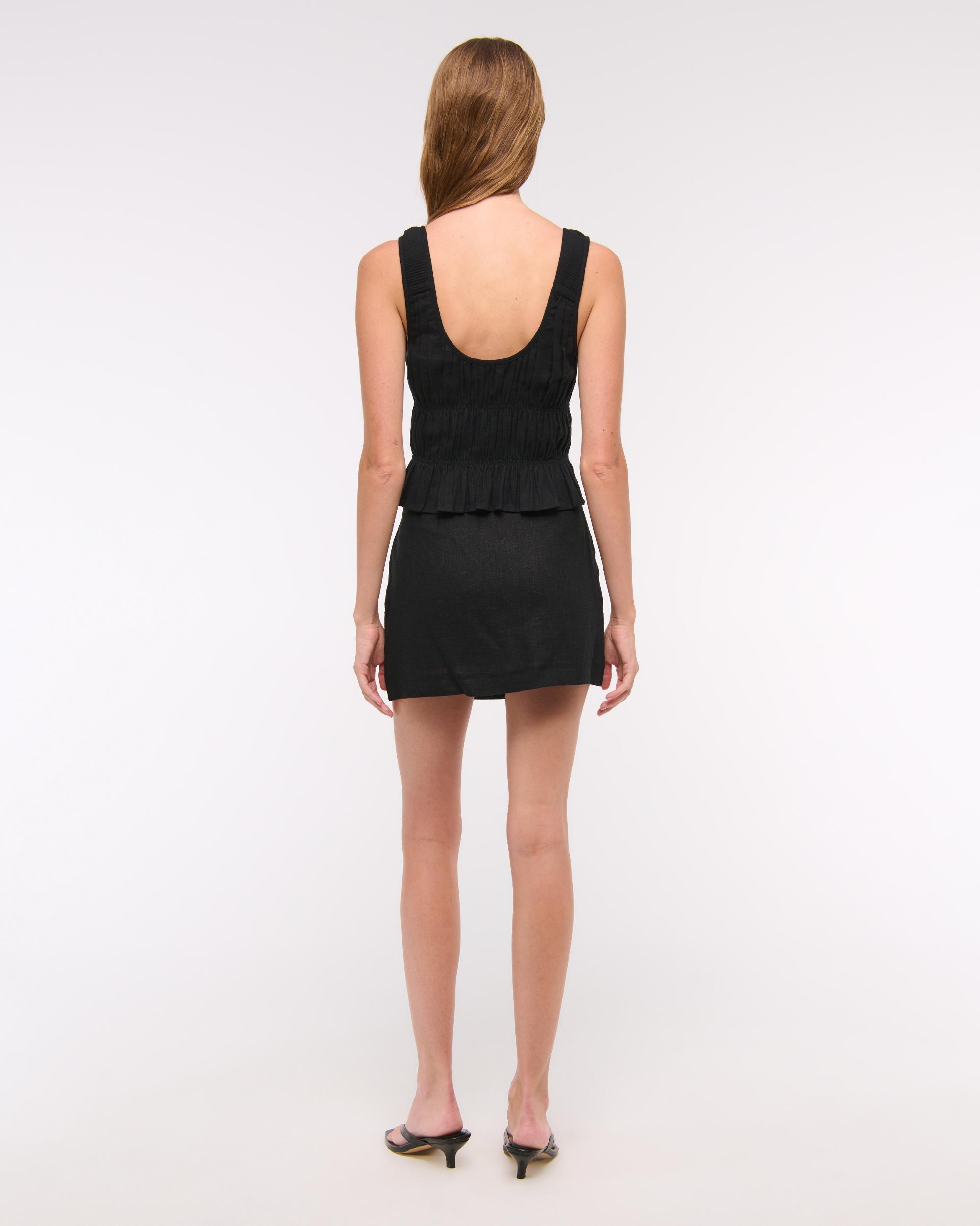 Ruched Tie-Front Top Product Image