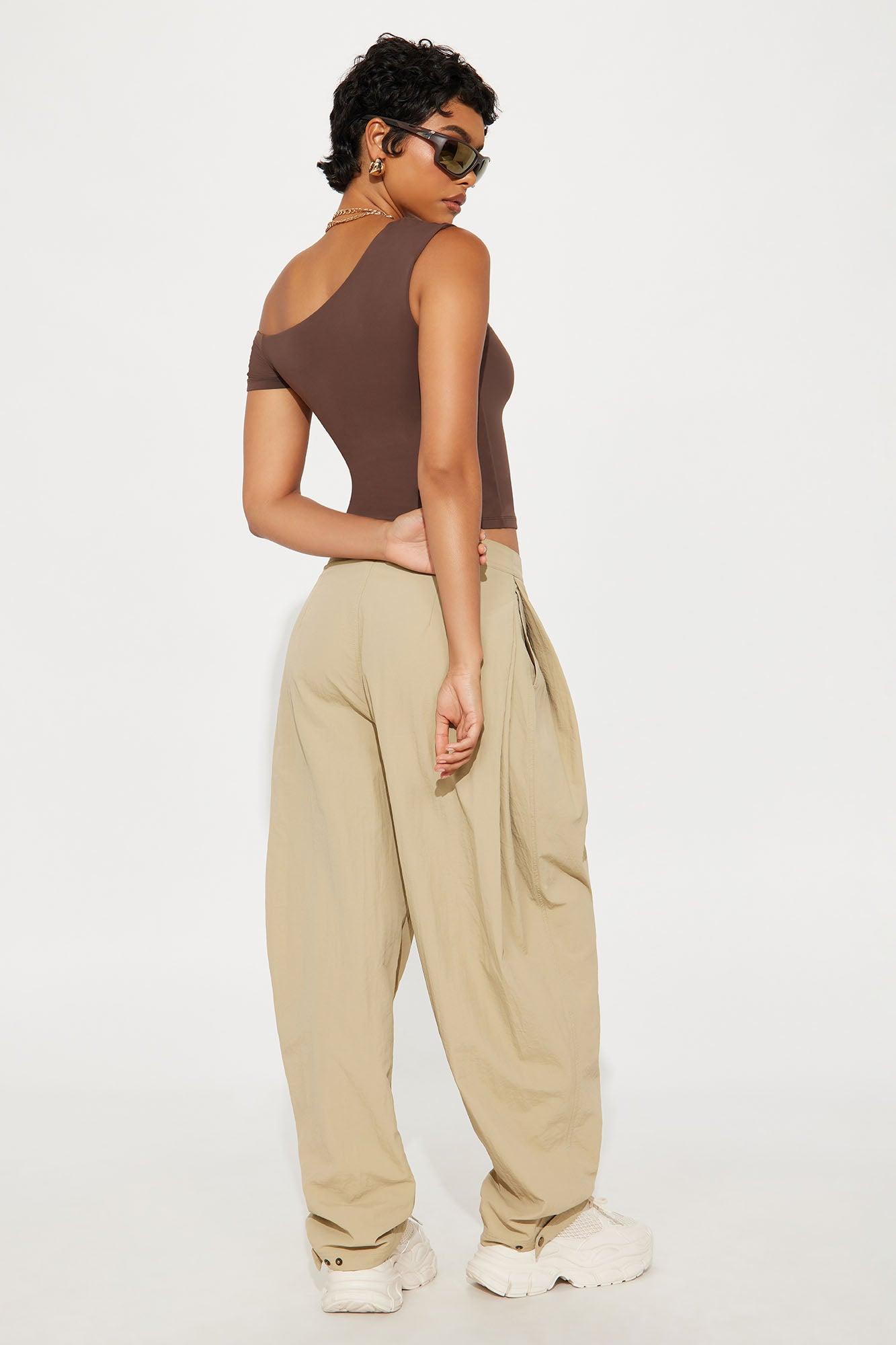 Second Skin Double Lined Off Shoulder Top - Chocolate Female Product Image