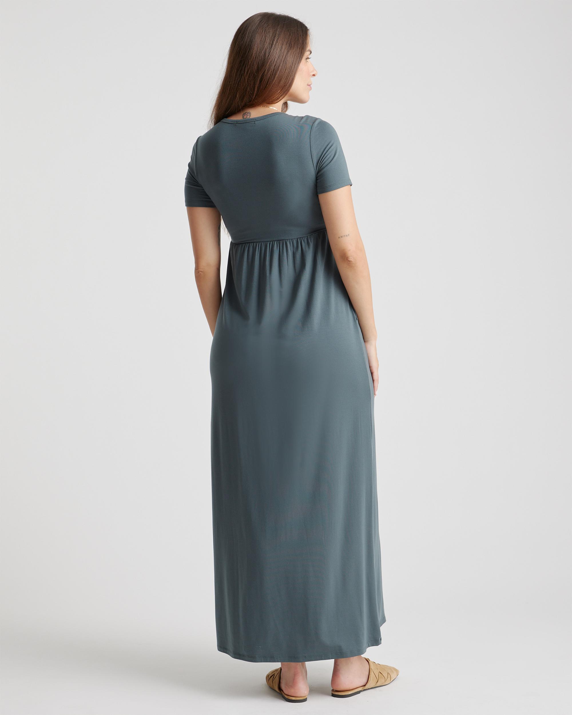 Quince | Women's Tencel Jersey Maternity Maxi Dress Product Image