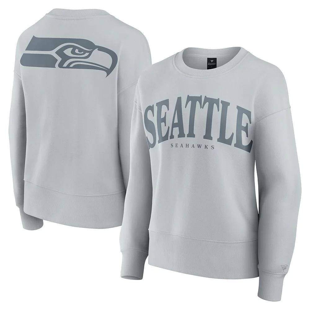 Women's Fanatics Gray Seattle Seahawks Elements Pullover Sweatshirt,  Product Image