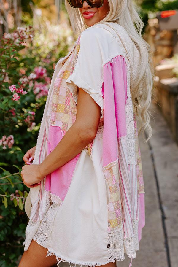 Boho Energy Color Block Top Product Image