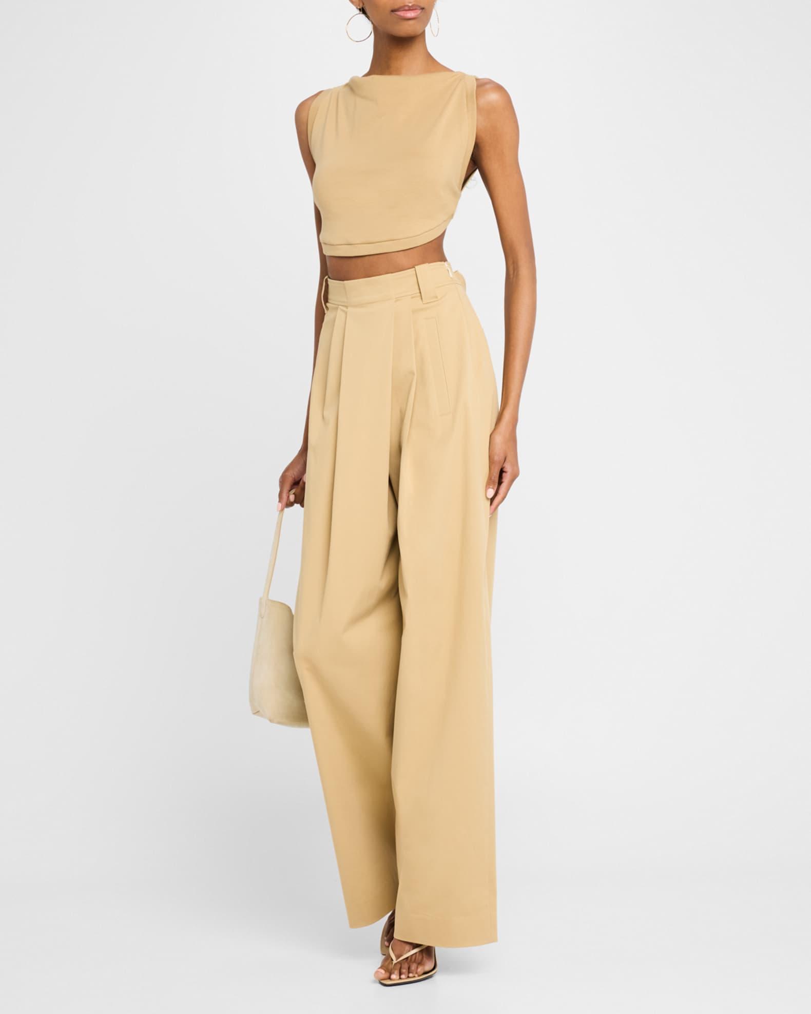 Mae Cropped High-Neck Top  Product Image