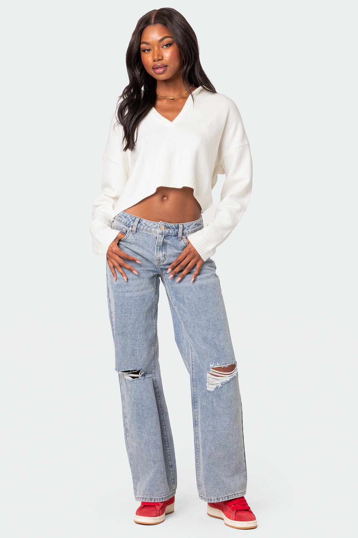 Marcie Oversize Cropped Sweater Product Image