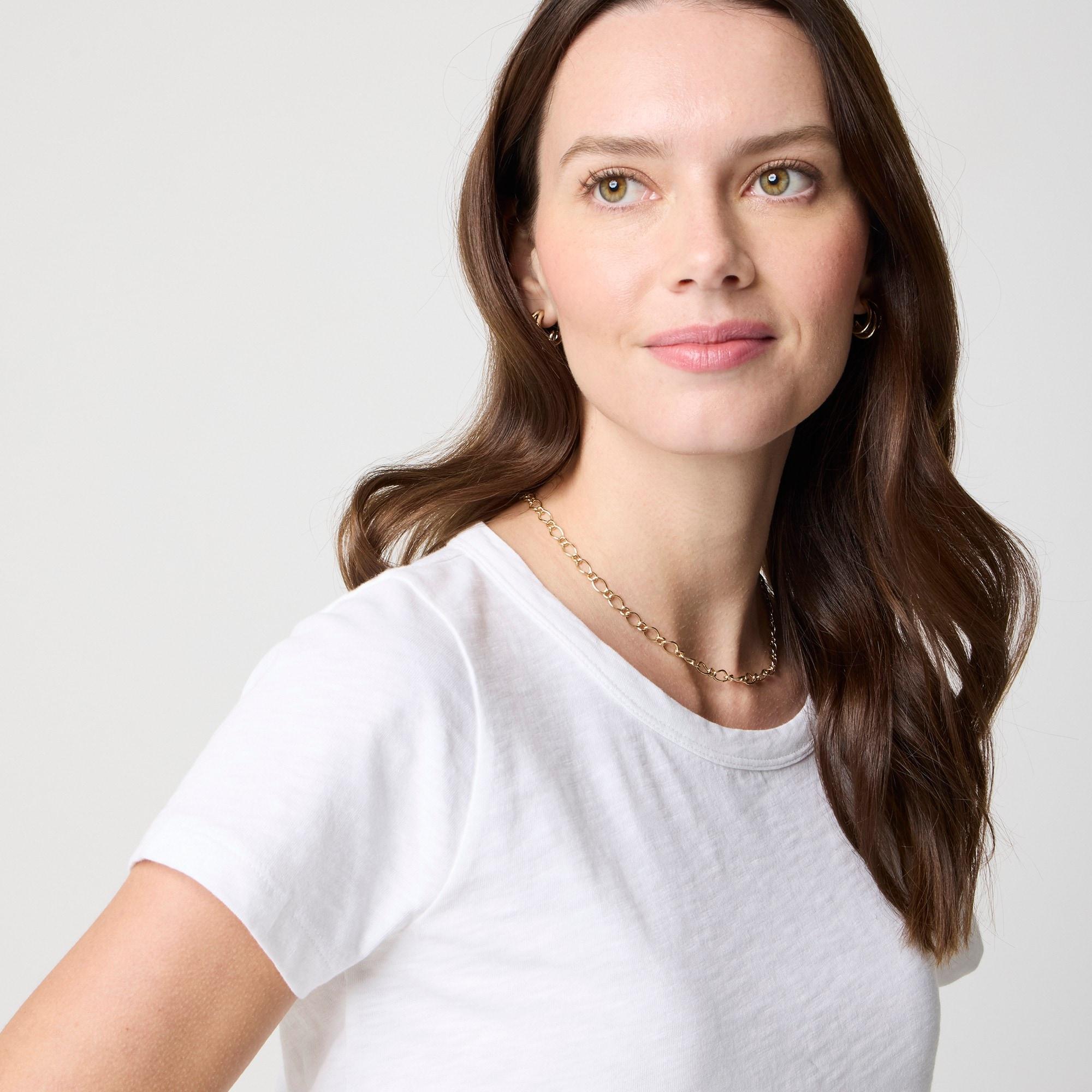 Short-sleeve girlfriend crewneck tee Product Image