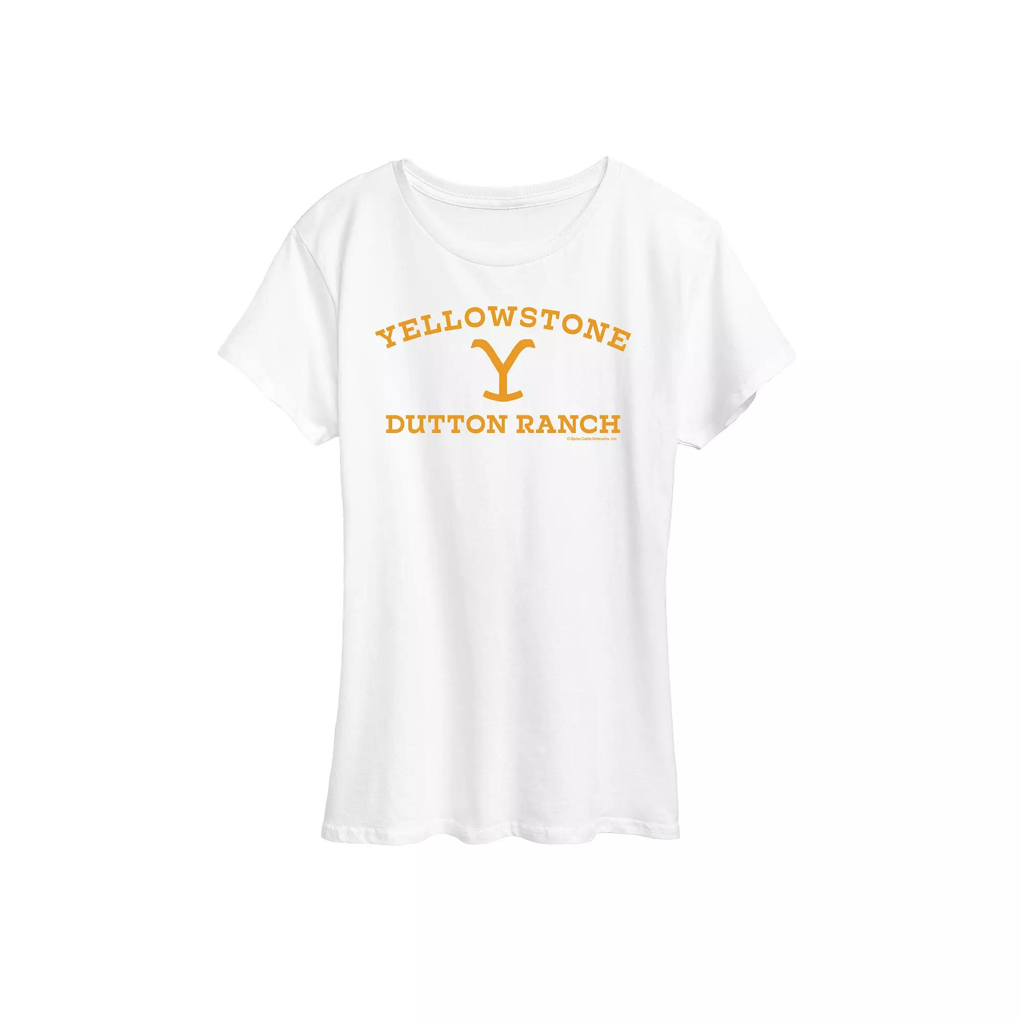 Women's Yellowstone Y Dutton Ranch Logo Graphic Tee, Girl's,  Product Image