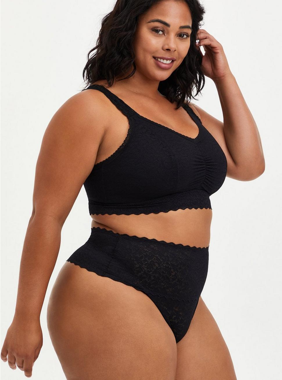 4-Way Stretch High-Rise Thong Panty Product Image