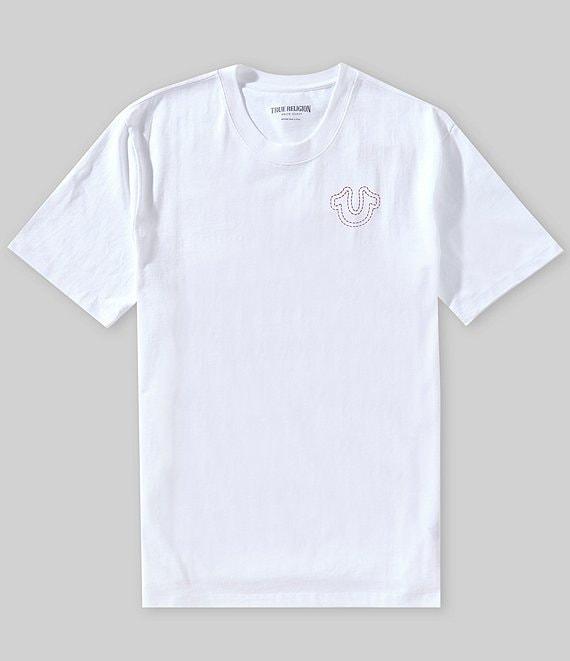 True Religion Short Sleeve Puff Stitch Graphic T-shirt Product Image