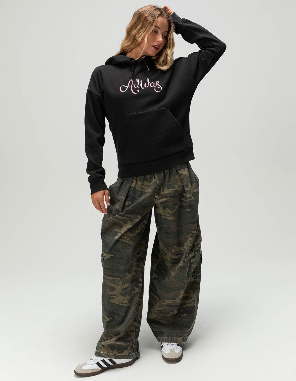 ADIDAS Coquette Ribbon Womens Hoodie - BLACK Product Image