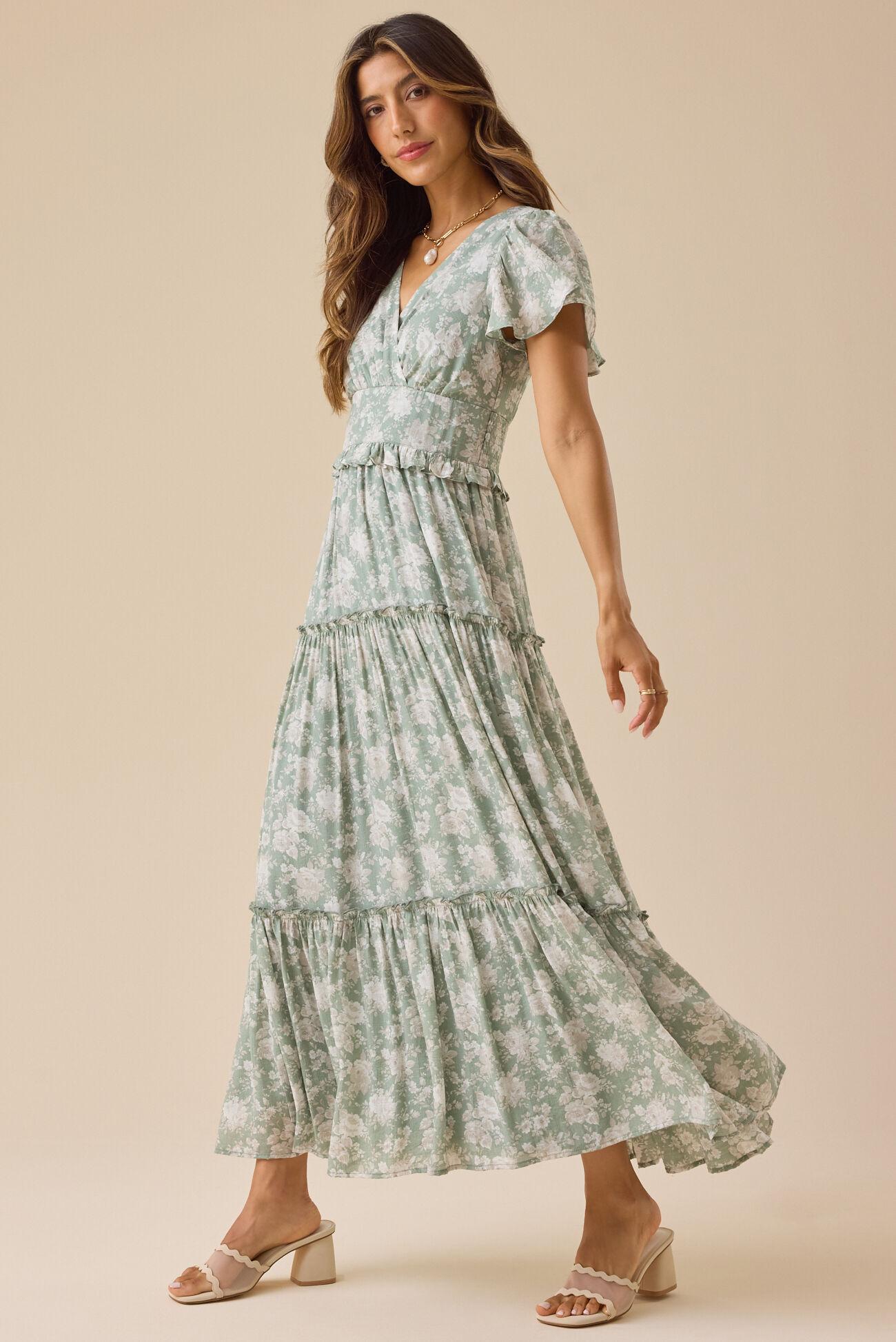 Brigitte Floral Maxi Dress Product Image