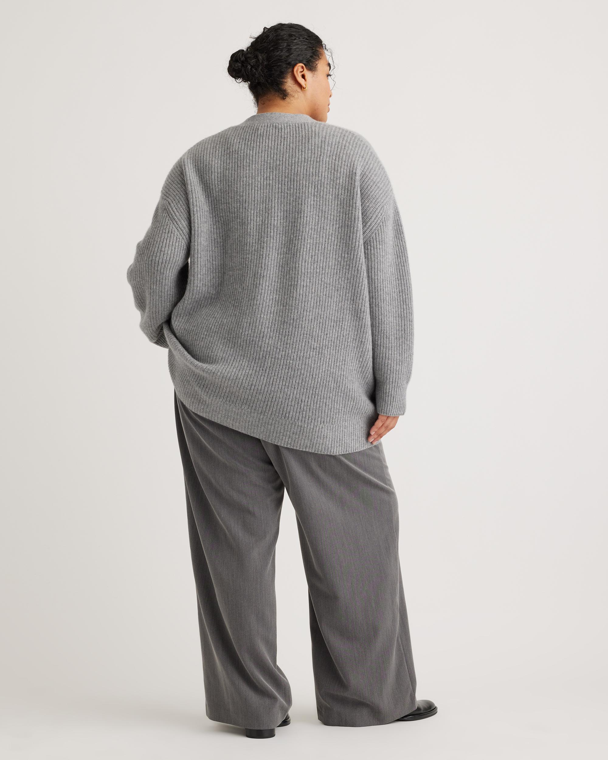 Quince | Women's Mongolian Cashmere Oversized Boyfriend Cardigan Sweater Product Image