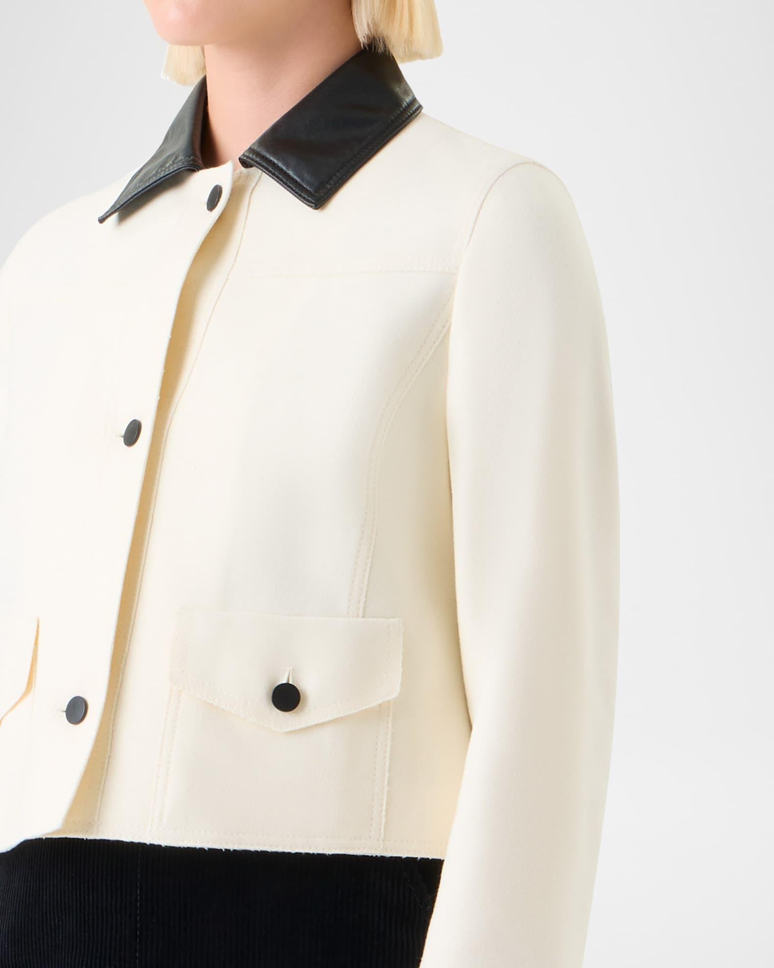 Felted Wool-Blend Short Jacket Product Image