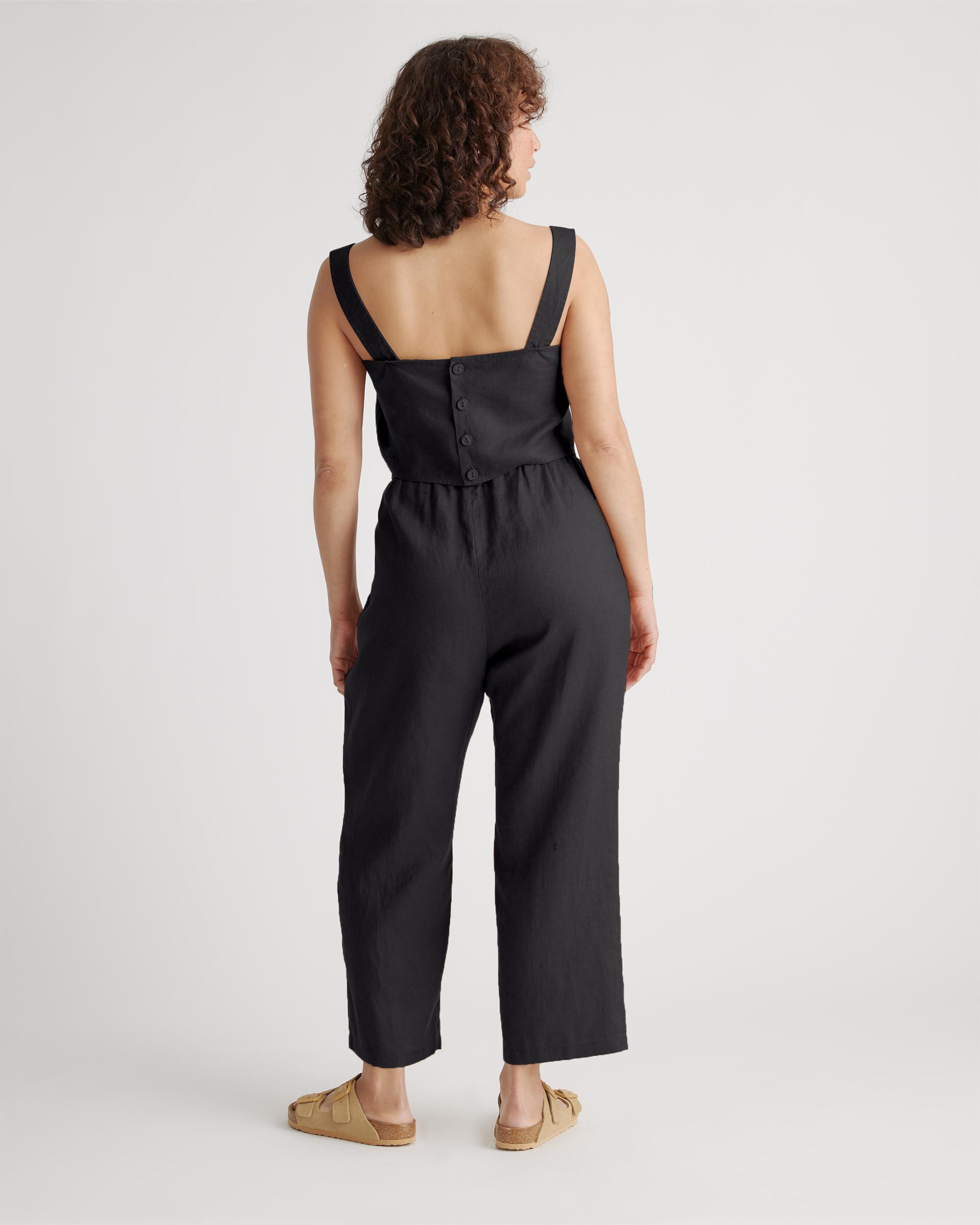 Quince | Women's 100% European Linen Tapered Ankle Pants Product Image