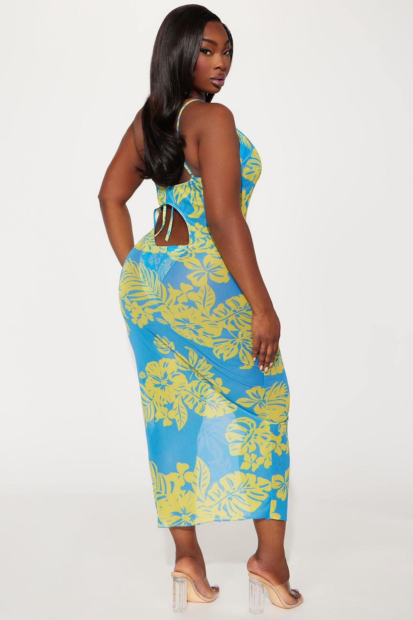 Alani 3 Piece Bikini Set - Blue/combo Product Image