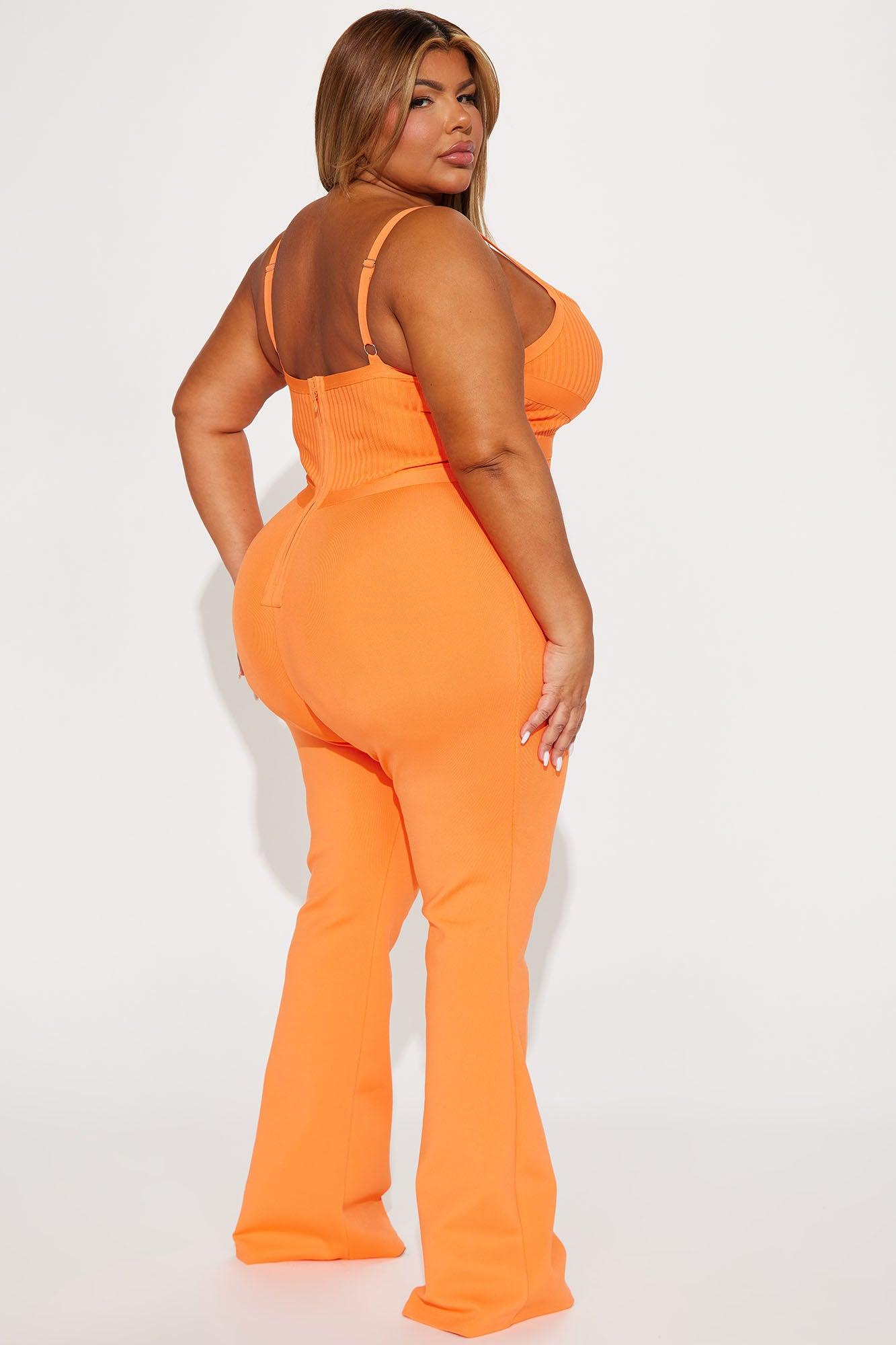 Misty Bandage Jumpsuit - Orange Product Image